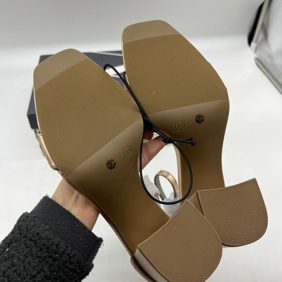 Worthington Womens Becklyn Heeled Sandals Rose Gold Size 11M - Picture 7 of 10